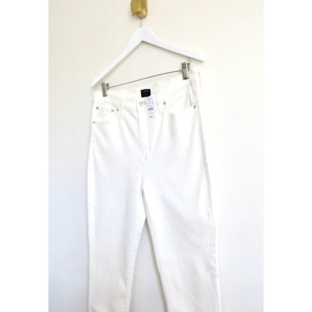 NEW! J. Crew High Rise Skinny Denim Jeans White G1975  SZ 31 - Picture 7 of 11